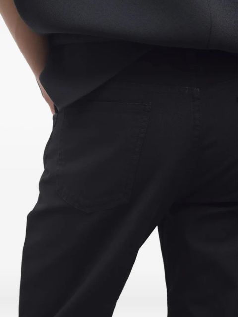 The Row logo-patch jeans - Black