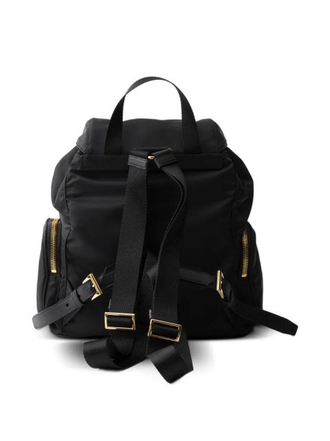 Prada small zip backpack - Black