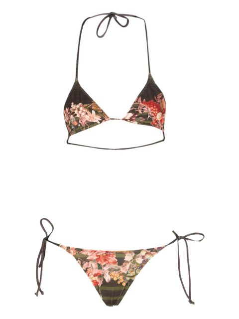Jean Paul Gaultier floral-print bikini - Green - zdjęcie produktu nr 1