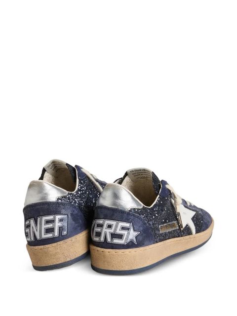 Golden Goose Ball Star glitter-embellishment sneakers - Blue