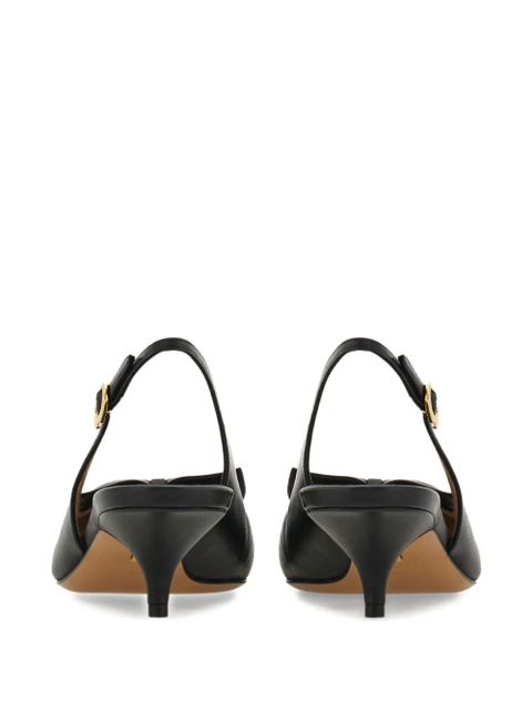 Ferragamo 40mm Bow slingback pumps - Black
