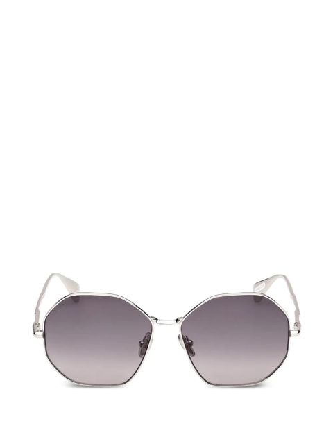Max Mara Eyewear geometric-frame sunglasses - Silver - zdjęcie produktu nr 1