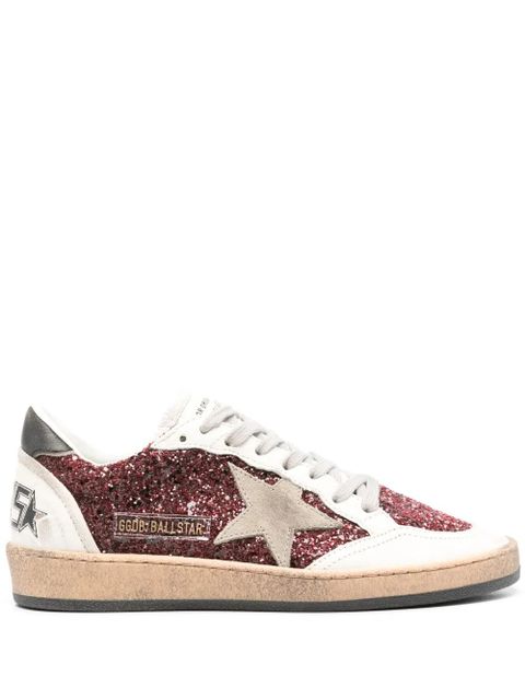 Golden Goose Ball Star panelled sneakers - Red - zdjęcie produktu nr 1