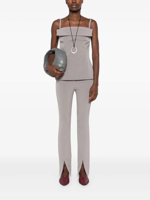 Nanushka square-neck sleeveless top - Grey - zdjęcie produktu nr 2