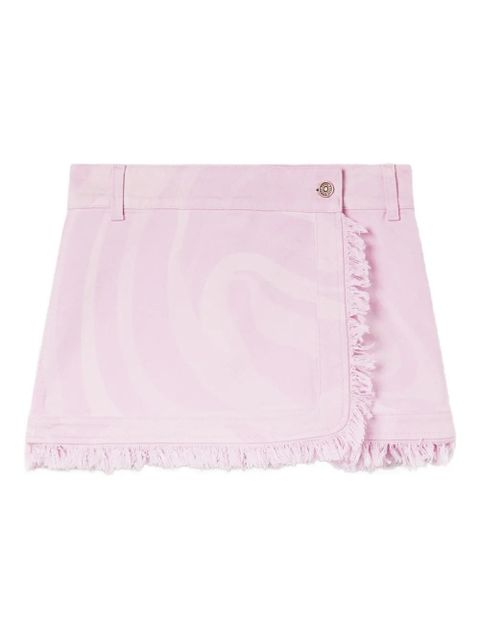 PUCCI Marmo-print denim skirt - Pink - zdjęcie produktu nr 1