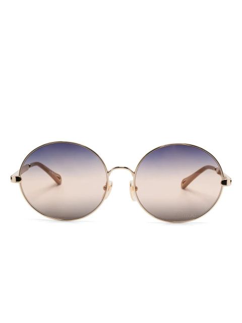 Chloé Eyewear round-frame sunglasses - Gold - zdjęcie produktu nr 1
