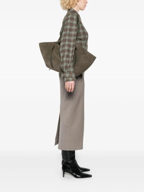 Yuzefi suede tote bag - Green