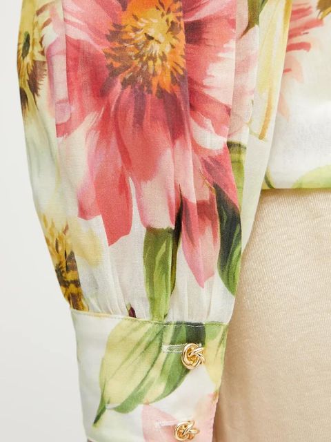 Guess koszula CLARA damska kolor beżowy regular z kołnierzykiem klasycznym W5GH85 WH6C0