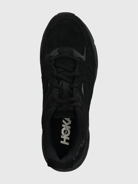 Hoka One One buty zamszowe Us Clifton L kolor czarny