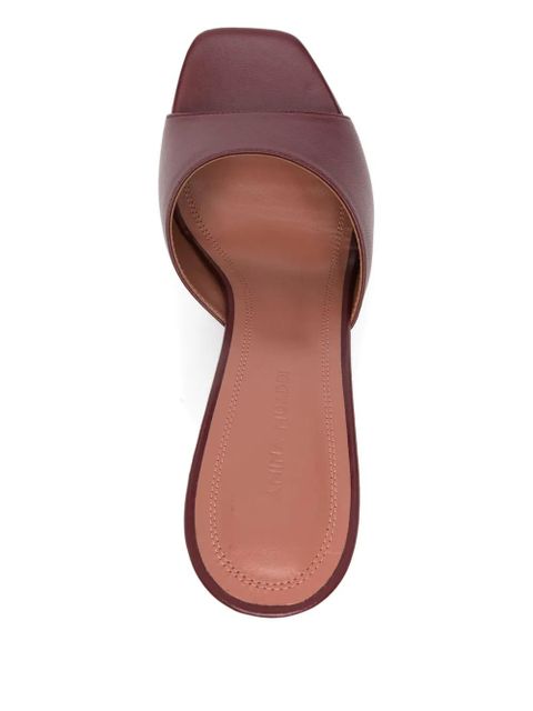 Amina Muaddi 95m Lupita square-toe sandals - Red - zdjęcie produktu nr 2