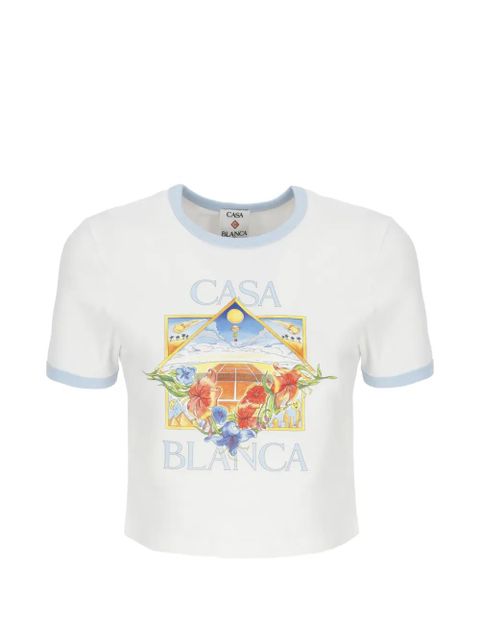 Casablanca graphic-print T-shirt - White - zdjęcie produktu nr 1