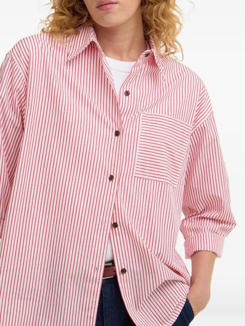 Barbour Polly striped shirt - White