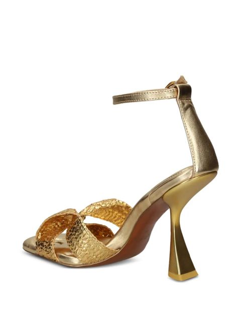 Cult Gaia 100mm Zephyr sandals - Gold