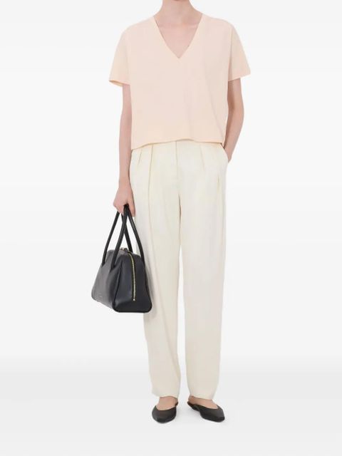 LouLou de Saison Faaa Lds V-neck T-shirt - Pink