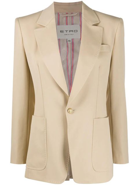 ETRO single-breasted tailored blazer - Neutrals - zdjęcie produktu nr 1