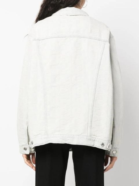 Marc Jacobs monogram denim jacket - Blue