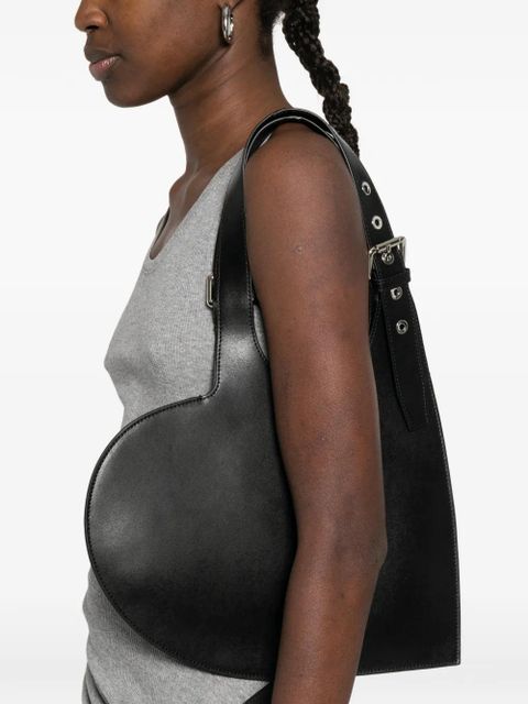 Coperni heart buckle shoulder bag - Black - zdjęcie produktu nr 2