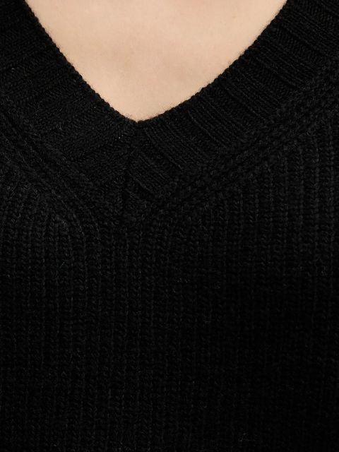 United Colors of Benetton sweter z dodatkiem wełny damski kolor czarny 126WD402Z - zdjęcie produktu nr 2