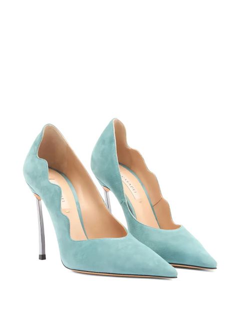 Casadei 100mm Superblade Camoscio pumps - Blue - zdjęcie produktu nr 2