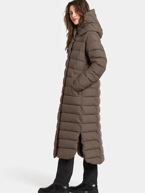 Didriksons kurtka STELLA damska kolor brązowy zimowa 505538