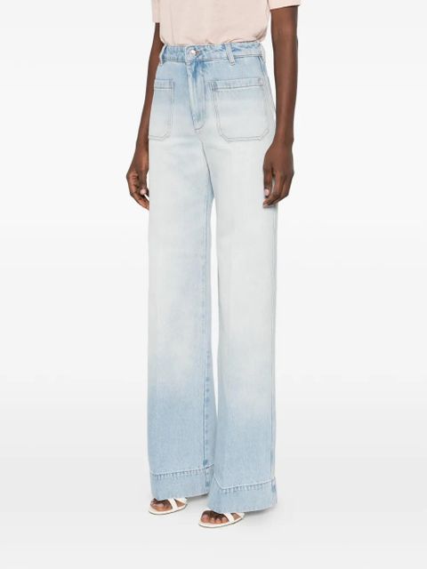 Victoria Beckham Alina pocket jeans - Blue