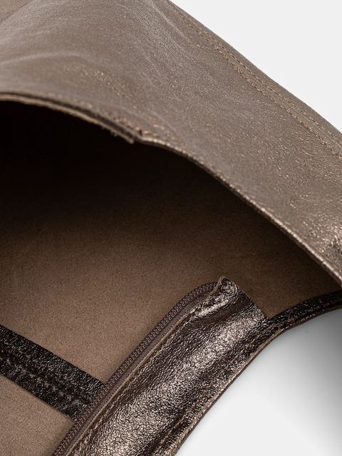 Answear.LAB torebka skórzana kolor pomarańczowy