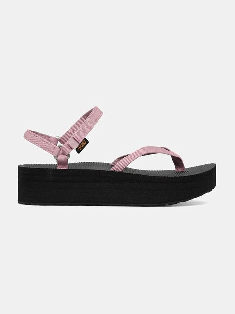 Teva sandały Flatform Sandal Slim damskie kolor fioletowy na platformie 1164630 - zdjęcie produktu nr 2