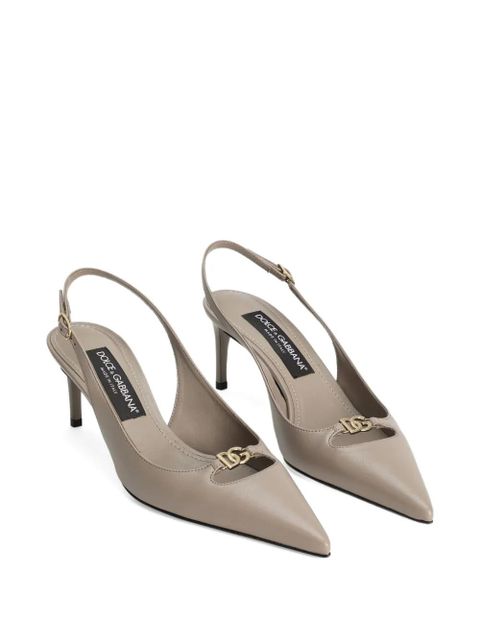 Dolce & Gabbana 60mm slingback pumps - Neutrals