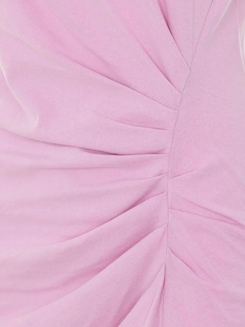 MARANT ÉTOILE Nadela ruffled split midi dress - Pink