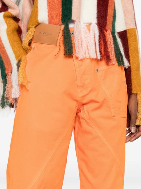 JW Anderson patch pocket jeans - Orange