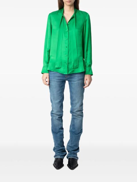 Zadig&Voltaire Tulba blouse - Green - zdjęcie produktu nr 2