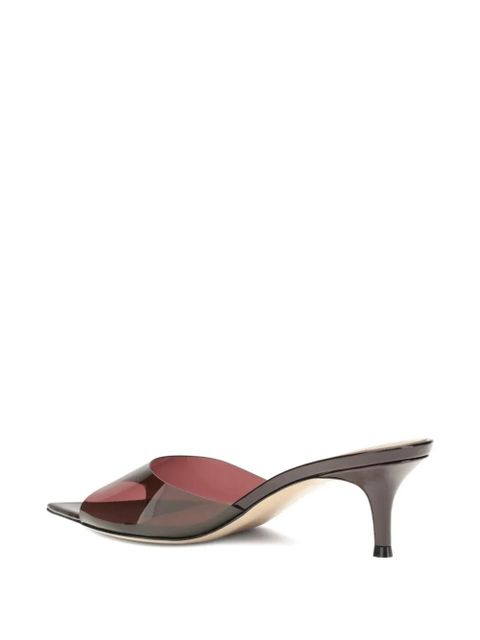 Gianvito Rossi 55mm Elle pointed-toe heeled sandals - Red