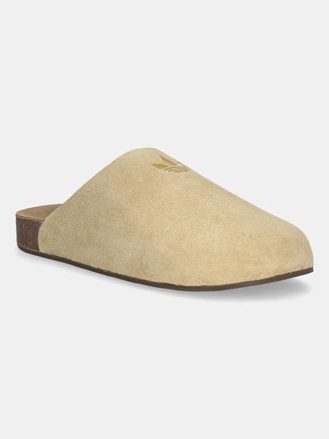 adidas Originals klapki zamszowe Adimule damskie kolor beżowy JR3587 - zdjęcie produktu nr 1