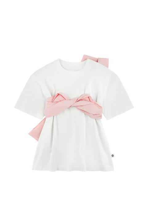 AREA taffeta-knot T-shirt - White - zdjęcie produktu nr 1