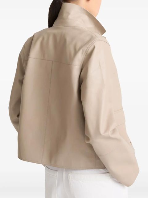 Yves Salomon leather jacket - Brown