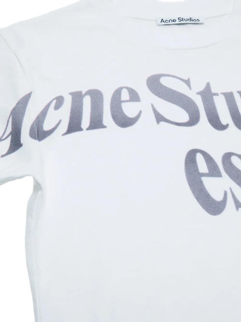 Acne Studios organic-cotton graphic T-shirt - Neutrals