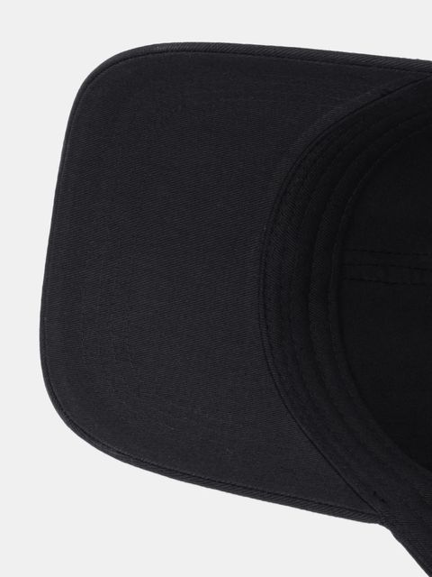 Karl Lagerfeld czapka z daszkiem bawełniana IKON kolor czarny B1W33018