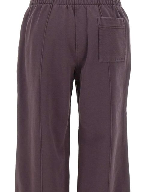 Casablanca embroidered-logo drawstring track pants - Purple