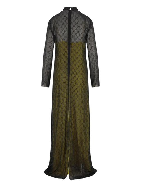 Gucci logo maxi dress - Green