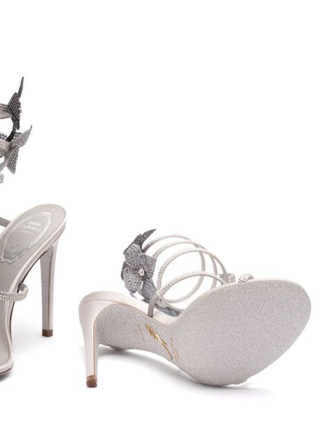 René Caovilla 105mm Floriane sandals - Silver
