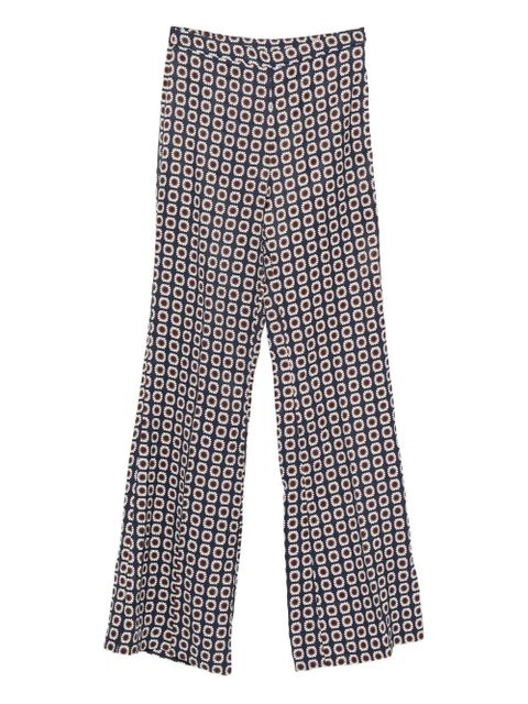 SANDRO floral-pattern trousers - Blue - zdjęcie produktu nr 1