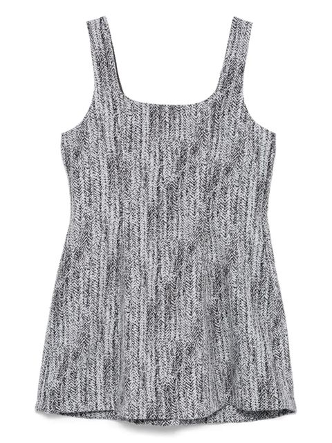 GANNI tweed mini dress - Blue - zdjęcie produktu nr 2