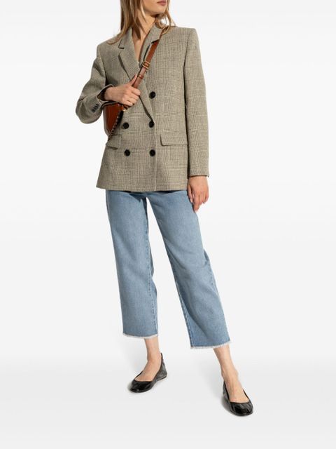 ISABEL MARANT Belna leather ballerina shoes - Black