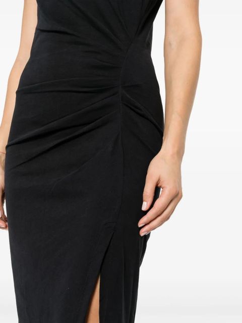 ISABEL MARANT Nadela pleated midi dress - Black