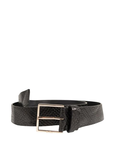 Max Mara braided leather belt - Black - zdjęcie produktu nr 1