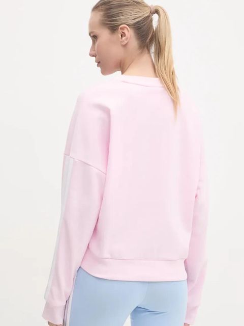 adidas bluza Essentials damska kolor różowy z aplikacją JD5294 - zdjęcie produktu nr 2