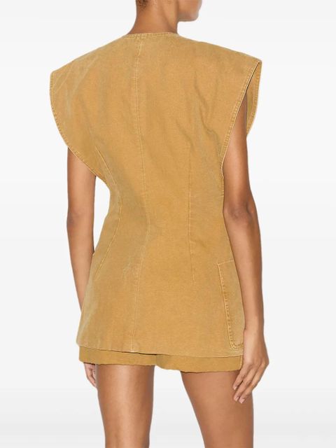 ISABEL MARANT Falila waistcoat - Brown