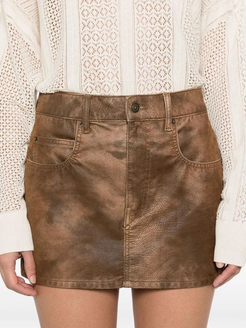 ISABEL MARANT Kimmy mini skirt - Brown