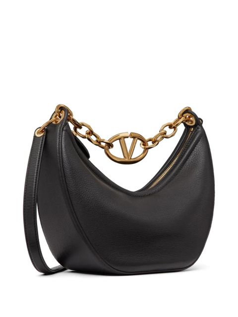 Valentino Garavani small VLogo Moon shoulder bag - Black