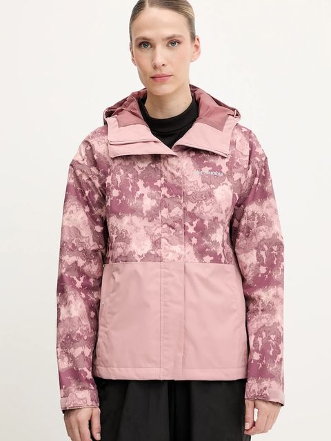 Columbia kurtka outdoorowa Hikebound kolor fioletowy 2116334 - zdjęcie produktu nr 1